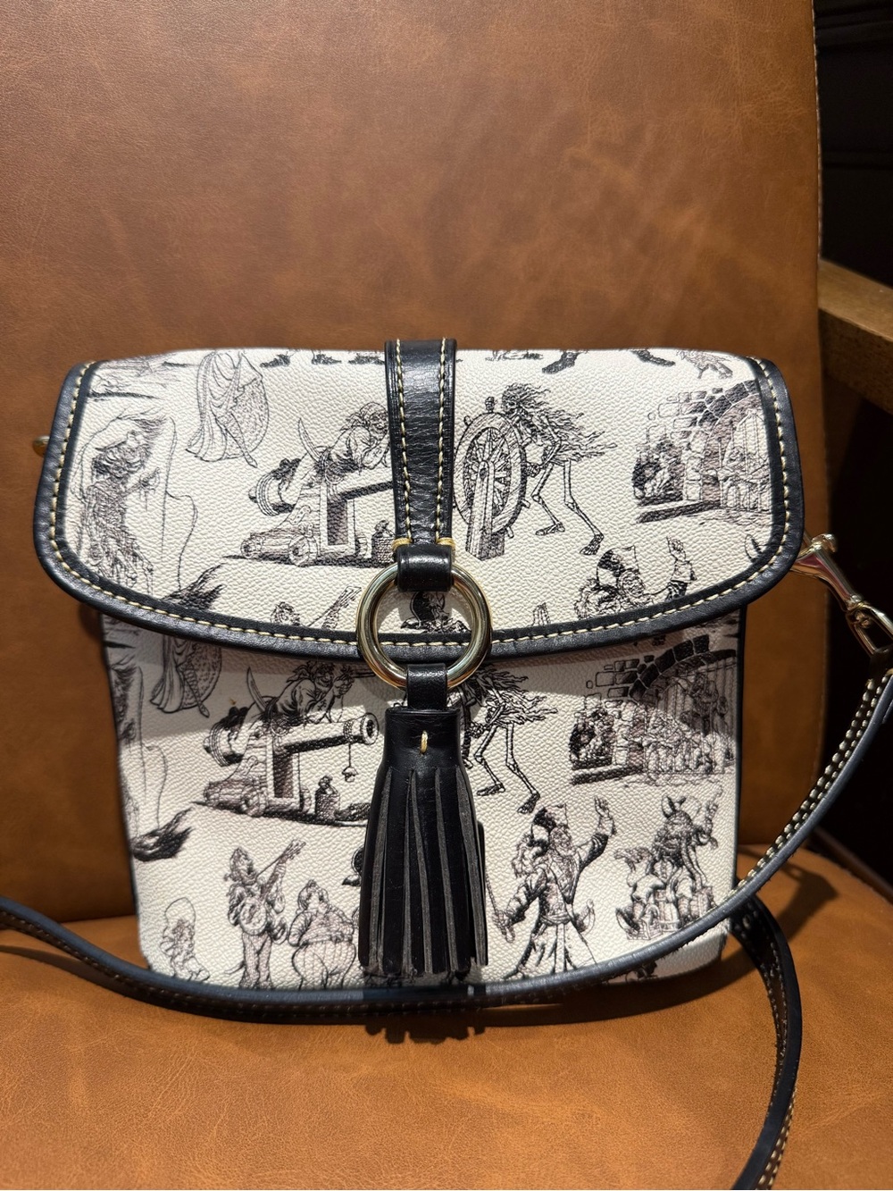 2017 Dooney & Bourke Disney Pirates of the Caribbean Tassel Crossbody - NWOT